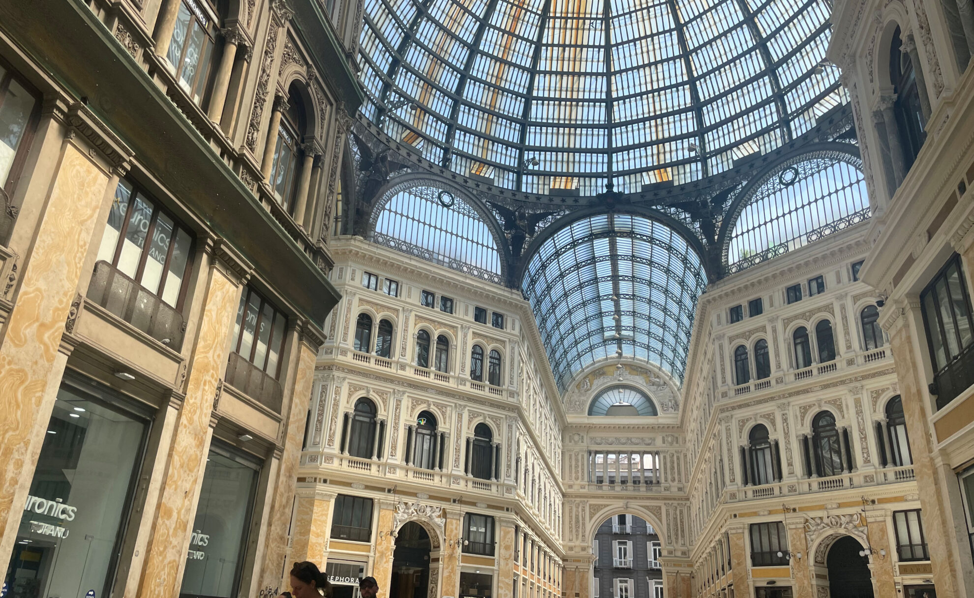 Bild von der Decke der Galleria Umberto I