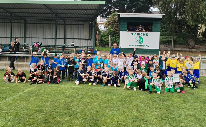 Die kleinen Kicker hatten jede Menge Spaß beim Kindergarten-Cup