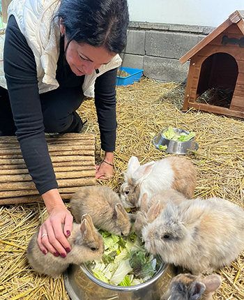 Den Tieren des Tierheims Neuwied galt der Einsatz von Angelique Watzlawik.