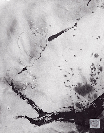 Bild Prunus im Sturm