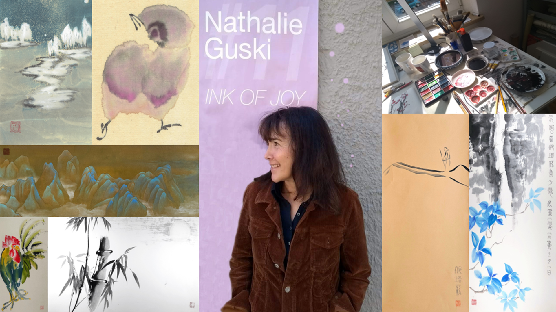 Collage aus Arbeiten von Nathalie Guski